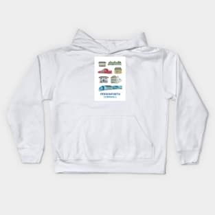 Perranporth, Cornwall Kids Hoodie